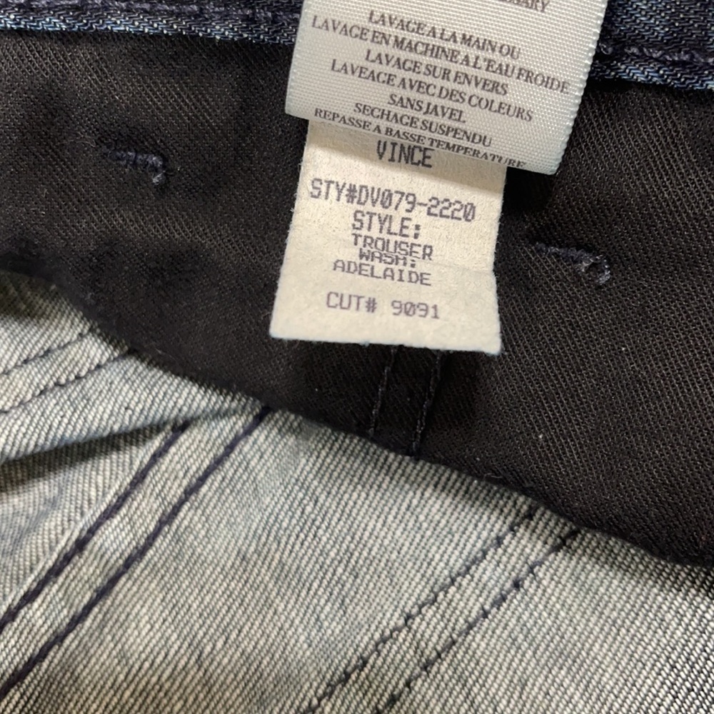 Vince Blue Trouser Jeans - Picture 12 of 14